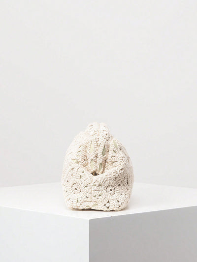 Crochet Lace Clutch Bag