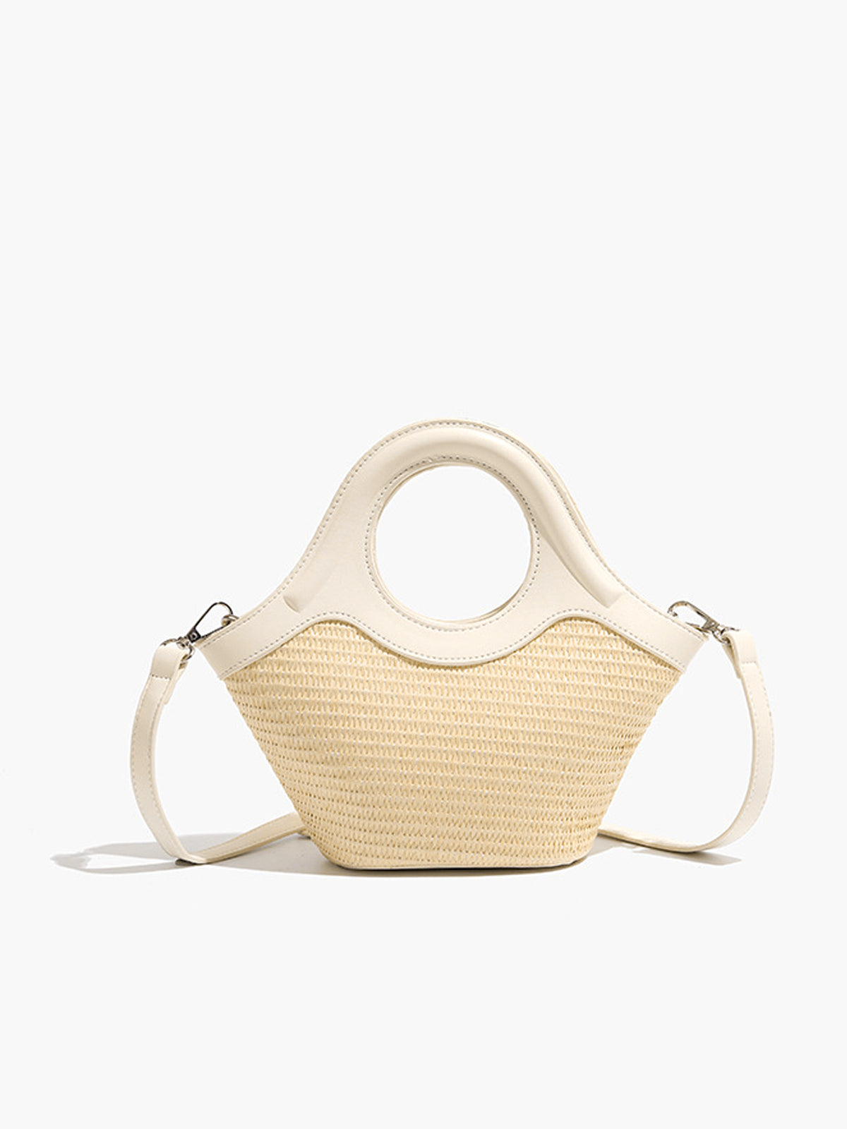 Ivory Strand Circle Bag